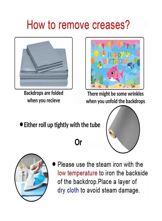 Theme My Party Baby Shark Birthday Party Supplies, Baby Shark Party Decorations with Happy Birthday Backdrop Banner (6FT X 4FT) - Image 2